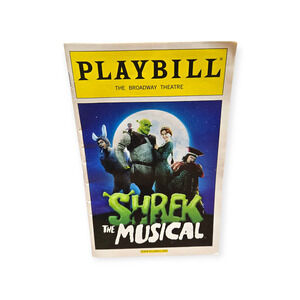 Shrek The Musical With Sutton Foster Broadway‎ Cast 2009 Playbill